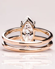 2.00 CT Marquise Cut Solitaire Moissanite Engagement Ring Mapple Gems